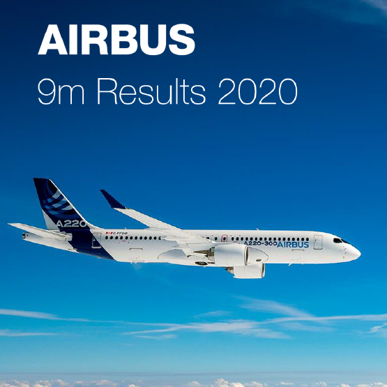 Résultats AIRBUS 3e trimestre 2020