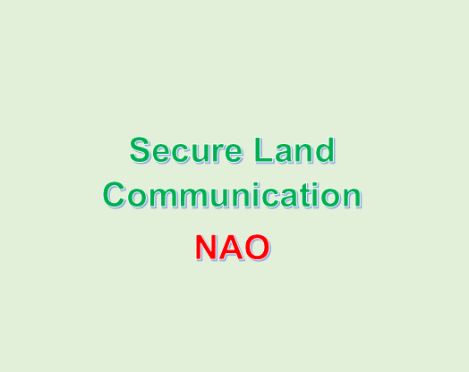 Secure Land Communication: NAO